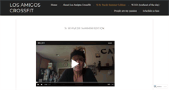 Desktop Screenshot of losamigoscrossfit.com