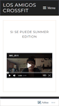 Mobile Screenshot of losamigoscrossfit.com